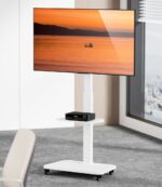 TV Standaard Verrijdbaar Wit TV Standaard Verrijdbaar Wit | Stralex Jebus