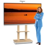XTRARM TV standaard Elite XTRARM TV standaard Duolite elektrisch wit/beuken