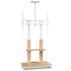 XTRARM TV standaard Elite XTRARM TV standaard Duolite elektrisch wit/beuken