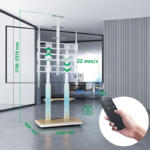XTRARM TV standaard Elite XTRARM TV standaard Duolite elektrisch wit/beuken