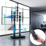 XTRARM TV standaard Elite XTRARM TV standaard Duolite elektrisch zwart