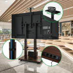 XTRARM TV standaard Elite XTRARM TV standaard Duolite elektrisch zwart/walnoot