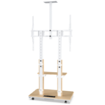 XTRARM TV standaard Elite XTRARM TV standaard Duolite manueel wit/beuken