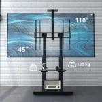 XTRARM TV standaard Elite XTRARM TV standaard Duolite manueel zwart