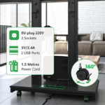 XTRARM TV standaard Elite XTRARM TV standaard Duolite manueel zwart