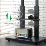XTRARM TV standaard Elite XTRARM TV standaard Duolite manueel zwart