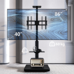 XTRARM Elektrische TV standaard XTRARM TV standaard Elite elektrisch zwart