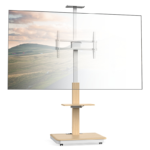 XTRARM TV standaard Elite XTRARM TV standaard Elite elektrisch wit/beuken