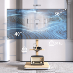 XTRARM TV standaard Elite XTRARM TV standaard Elite elektrisch wit/beuken