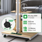 XTRARM TV standaard Elite XTRARM TV standaard Elite elektrisch wit/beuken
