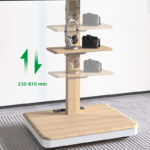 XTRARM TV standaard Elite XTRARM TV standaard Elite elektrisch wit/beuken