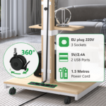XTRARM TV standaard Elite XTRARM TV standaard Elite manueel wit/beuken