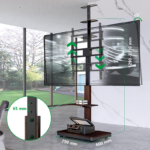 XTRARM TV standaard Elite XTRARM TV standaard Elite manueel zwart/walnoot