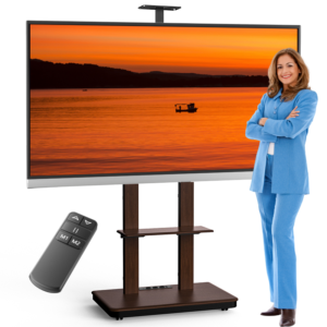 Stralex TV standaard Duolite elektrisch zwart/walnoot
