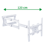 XTRARM Ferrom TV beugel XTRARM Ferrom 120 cm Rotate VESA 400 TV beugel wit