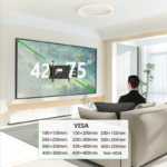 XTRARM Ferrom TV beugel draai- en kantelbaar 120 cm