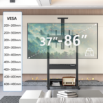 Stralex Premier Zwart Walnoot | Elektrisch verstelbare TV Standaard (kopie)