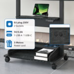 Stralex Premier Zwart Walnoot | Elektrisch verstelbare TV Standaard (kopie)