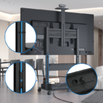 Stralex Premier Zwart Walnoot | Elektrisch verstelbare TV Standaard (kopie)