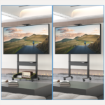 Stralex Premier Zwart Walnoot | Elektrisch verstelbare TV Standaard (kopie)