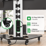 Stralex Exo 100 Zwart | TV Standaard met Stopcontact & USB (kopie)