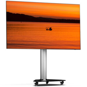 Stralex Exo 100 Zilver | TV Standaard met Stopcontact & USB