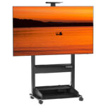 Stralex Premier Zwart Walnoot | Elektrisch verstelbare TV Standaard (kopie)