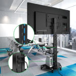 Stralex Exo 300 Zwart| TV Standaard met Stopcontact & USB (kopie)