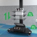 Stralex Exo 300 Zwart| TV Standaard met Stopcontact & USB (kopie)