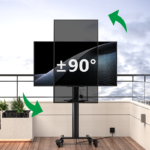 Stralex Exo 500 Zwart | TV Standaard met Stopcontact & USB