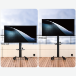 Stralex Exo 500 Zwart | TV Standaard met Stopcontact & USB