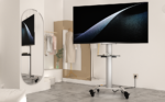 Stralex Exo 500 Zilver | TV Standaard met Stopcontact & USB